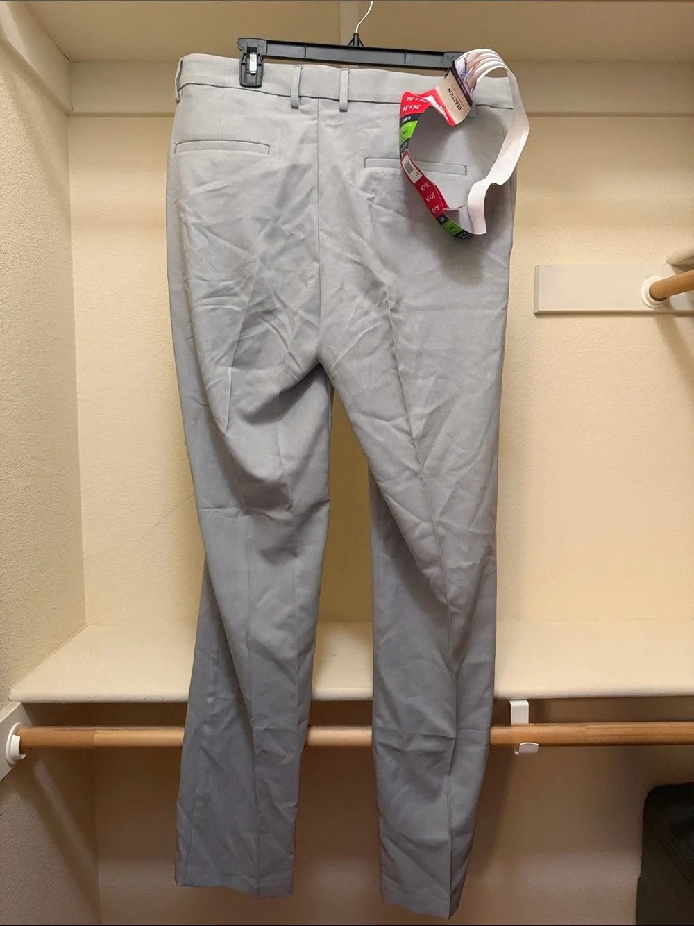 Kenneth Cole Men's Light Gray Dress Pants